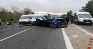 Cip Köyü Yakınlarında Kaza Meydana Geldi: 5 Yaralı