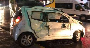 Elazığ’da kamyon ile otomobil çarpıştı: 1 yaralı