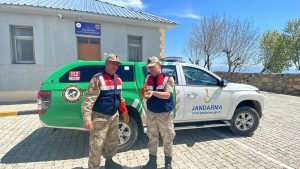 Çemişgezek ilçesinde Jandarmanın bulduğu yaralı Balaban kuşları tedavi altına alındı