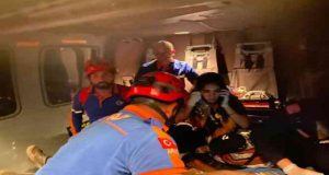 Ovacık’ta silahla yaralanan çoban helikopterle hastaneye kaldırıldı