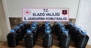 Elazığ’da 100 litre kaçak şarap ele geçirildi