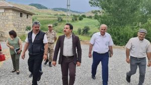 Hozat Kaymakamı Melih Aydoğan Türktaner köyünü ziyaret etti