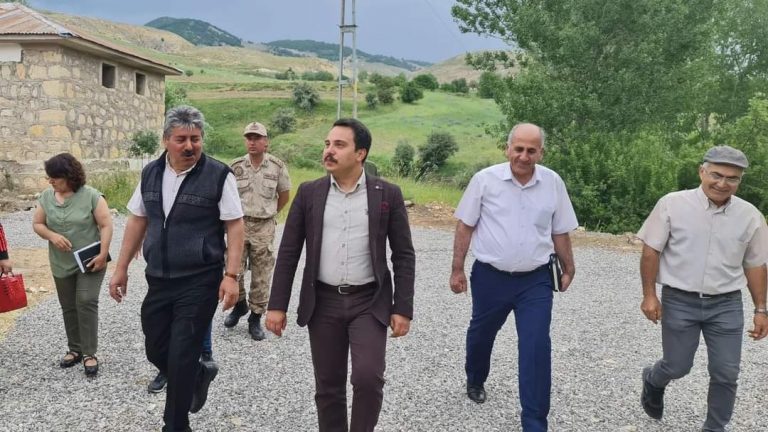 Hozat Kaymakamı Melih Aydoğan Türktaner köyünü ziyaret etti
