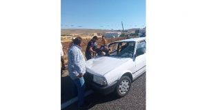Elazığ’da karşıya geçmeye çalışan yaya, otomobilin çarpması sonucu yaralandı