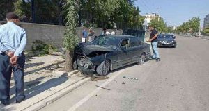 Elazığ’da otomobil ağaca çarptı: 1 yaralı