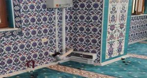 Elazığ’da hırsızlar caminin klimalarını çaldı