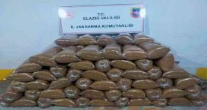 Elazığ’da 648 kilo kaçak tütün ele geçirildi