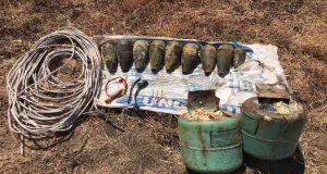 Tunceli’de patlayıcı mühimmat ele geçirildi