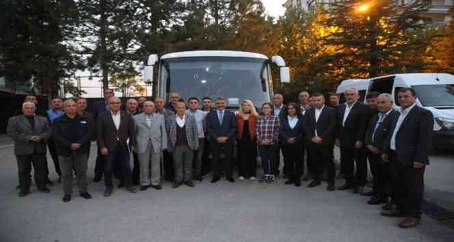 Tuncelili muhtarlar ‘Muhtar Evi’ için yola çıktı