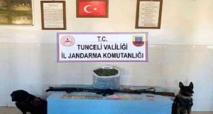 Tunceli’de evinden uyuşturucu madde ve silahlar çıkan şüpheli gözaltına alındı