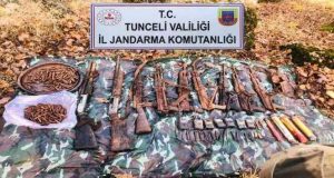 Tunceli’de bulunan bir sığınak imha edildi