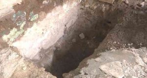 Elazığ’da bir türbe define avcıları tarafından talan edildi