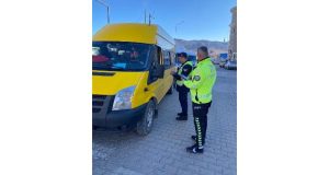 Tunceli’de okul servislerinin denetimleri sürüyor