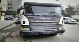 Elazığ’da beton mikserinin çarptığı şahıs yaralandı