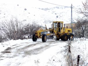 Tunceli’de kapalı köy yollarının büyük bölümü ulaşıma açıldı