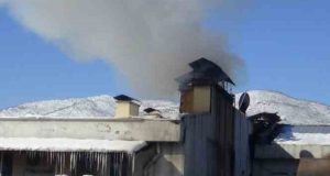 Tunceli’de baca yangını büyümeden söndürüldü