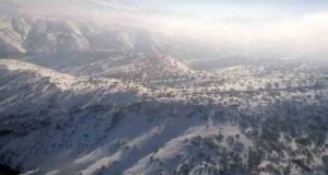 Tunceli’de askeri helikopterle yüzey kırığı araştırma çalışması