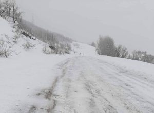 Hozat, Karaoğlan- Ovacık yolu araç trafiğine kapatıldı