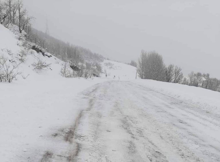 Hozat, Karaoğlan- Ovacık yolu araç trafiğine kapatıldı