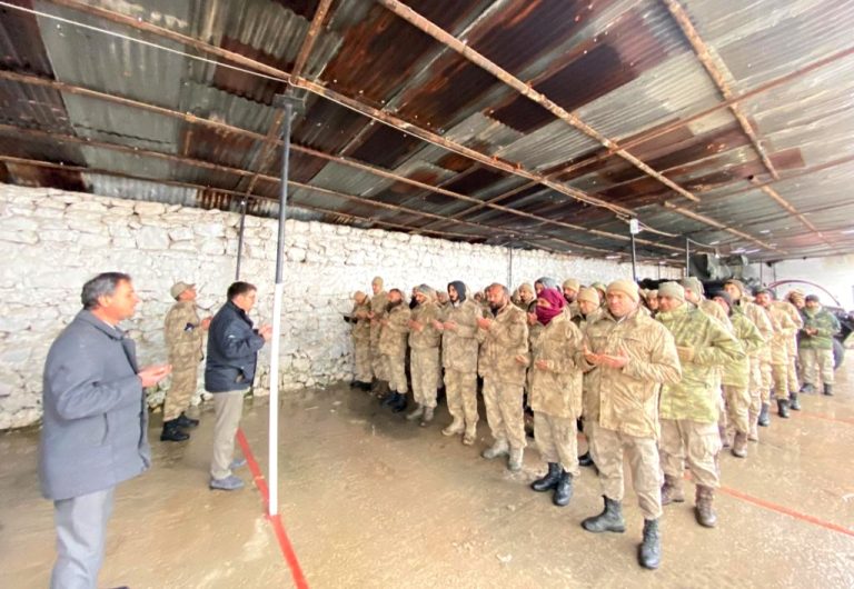 Çemişgezek ilçesinde görevli güvenlik korucuları afet bölgesine gönderildi