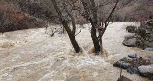 Tunceli’de yağışların ardından Munzur ve Pülümür çaylarında su seviyesi yükseldi