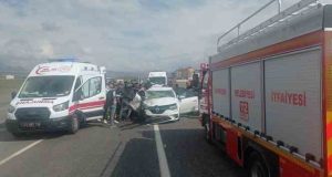 Elazığ’da trafik kazası: 1’i ağır 5 yaralı