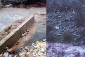 Tunceli’de yol ve menfez çöktü, mahsur kalan 13 kişi kurtarıldı