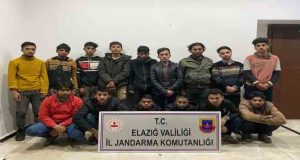 Elazığ’da çok sayıda düzensiz göçmen yakalandı