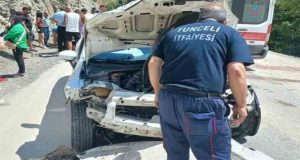 Tunceli’de meydana gelen trafik kazasında 3 kişi yaralandı