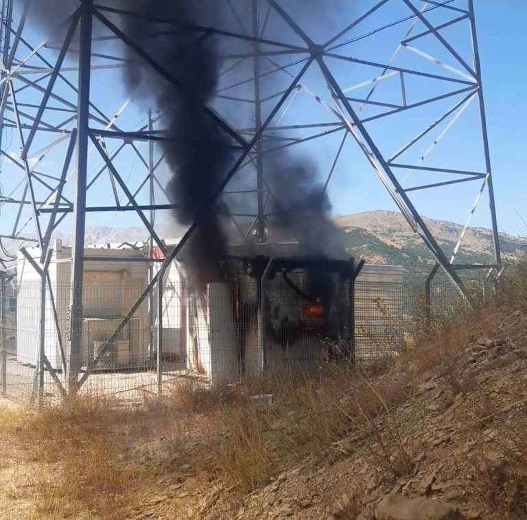 Tunceli’de trafo yangını paniğe neden oldu
