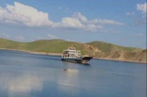 Fırtına dindi, Çemişgezek Elazığ arası feribot seferleri yeniden başladı