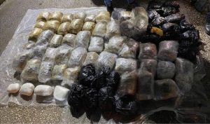 Alex’ten kaçmadı Elazığ’da 45 kilo uyuşturucu ele geçirildi