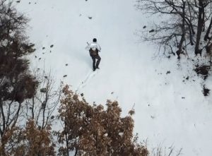 Tunceli’de kaçak avcı, drondan kaçamadı