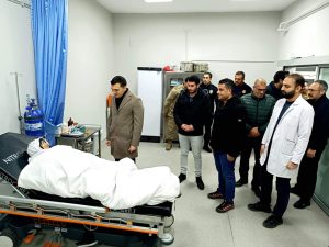 Çemişgezek Kaymakamı Cüneyt Zor, gece saatlerinde sağlık, polis ve jandarma ekiplerini görev yerlerinde ziyaret etti