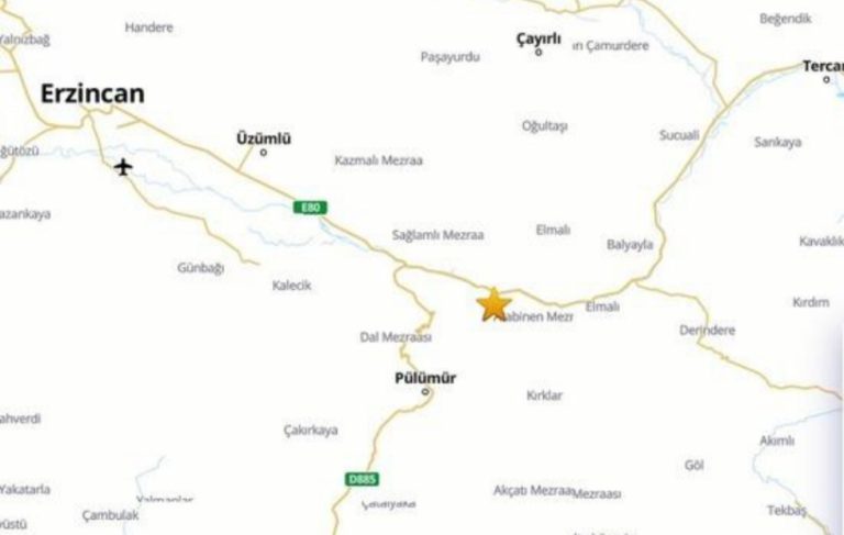 Tunceli’de 4.2 büyüklüğünde deprem meydana geldi