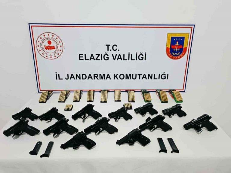 Elazığ’da ruhsatsız silah operasyonunda 1 şüpheli yakalandı