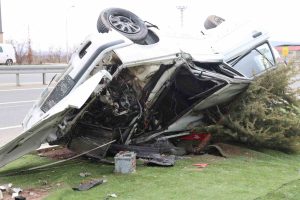 Elazığ”da meydana gelen feci kazada 1’i ağır 5 kişi yaralandı