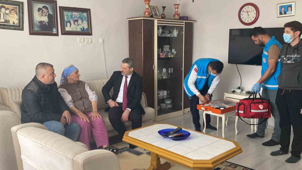 Tunceli’de yaşlı vatandaşlar ziyaret edildi