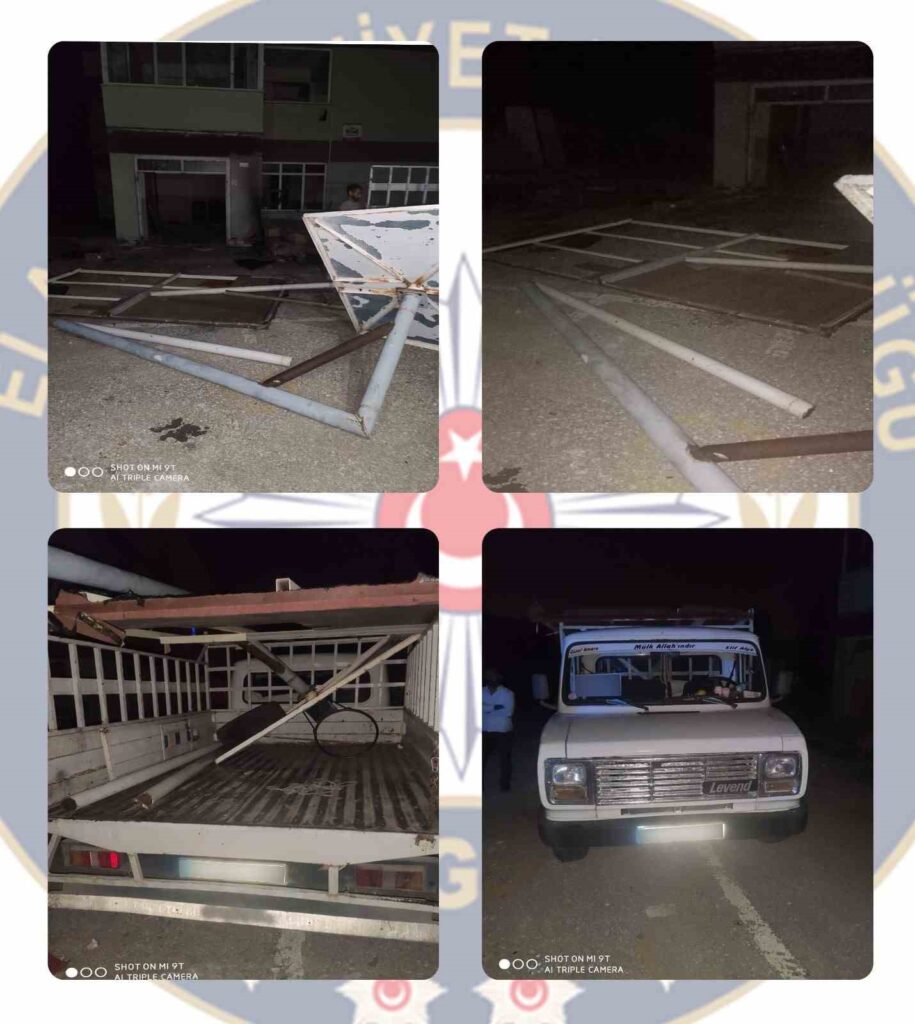 Elazığ’da okuldan malzeme çalarken suçüstü yapılan 3 şüpheli tutuklandı