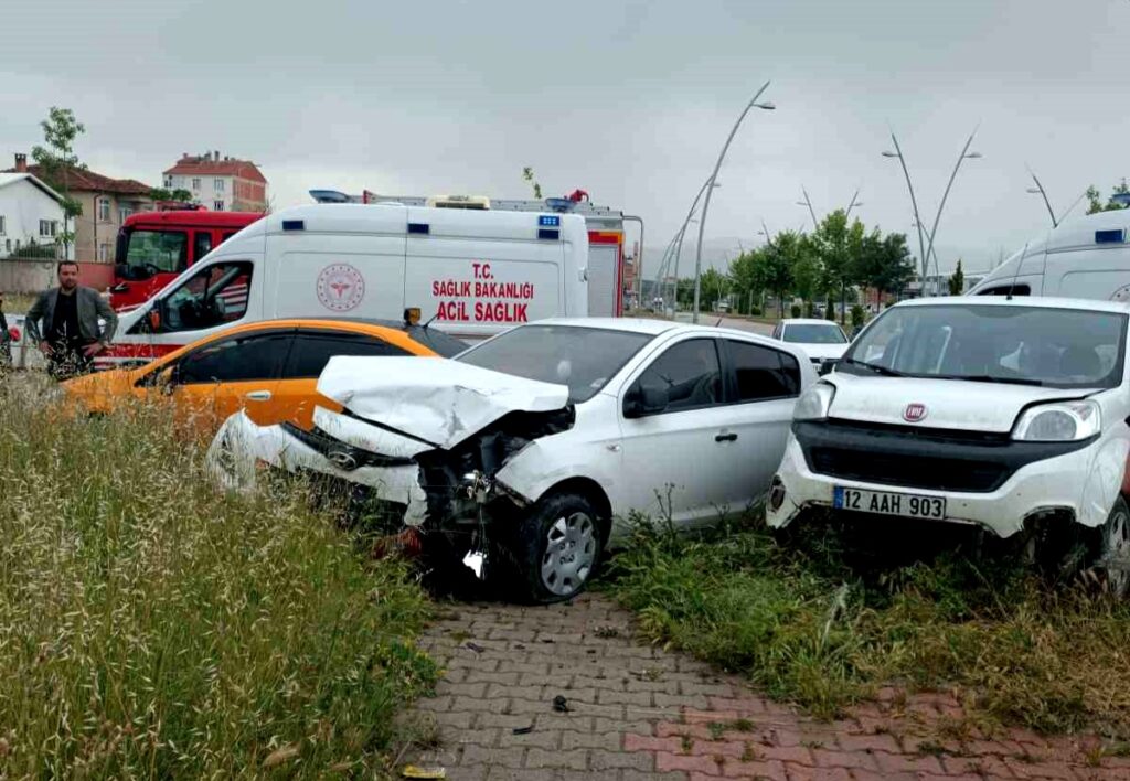 Elazığ’da meydana gelen trafik kazasında1 kişi yaralandı