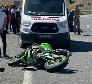 Elazığ’da motosikletin devrilmesi sonucu sürücü hayatını kaybetti