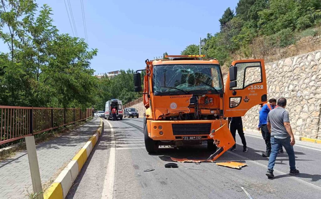 Tunceli’de meydana gelen trafik kazasında 1 kişi yaralandı