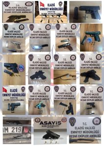 Elazığ’da ruhsatsız silah operasyonu: 23 kişi gözaltına alındı