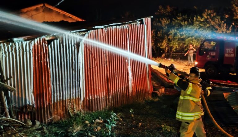 Pertek ilçesinde çıkan yangında 26 büyükbaş hayvan telef oldu
