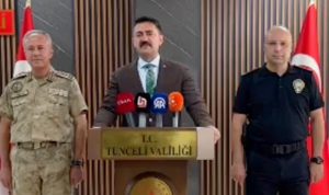Tunceli Valisi Bülent Tekbıyıkoğlu, 6 aylık asayiş olaylarını değerlendirdi