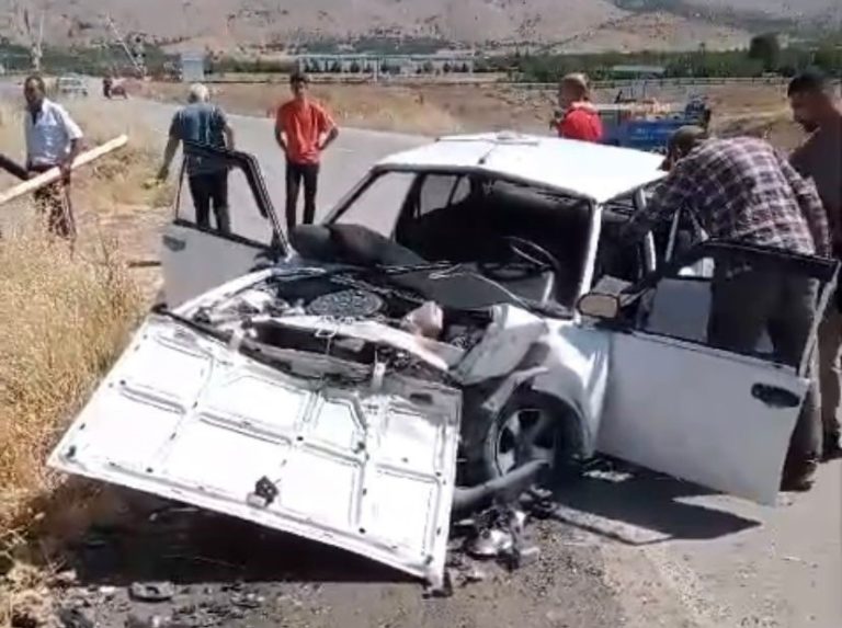Elazığ’da meydana gelen feci kazada 3 kişi yaralandı