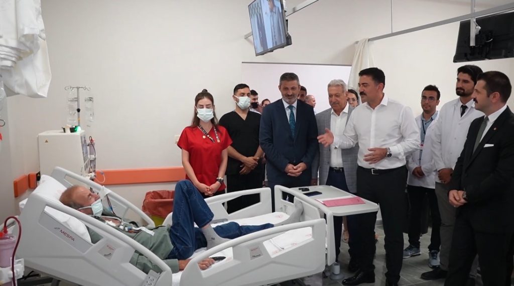 Pertek, Çemişgezek ve Hozat ilçelerine hizmet verecek olan hemodiyaliz ünitesi Pertek’te açıldı