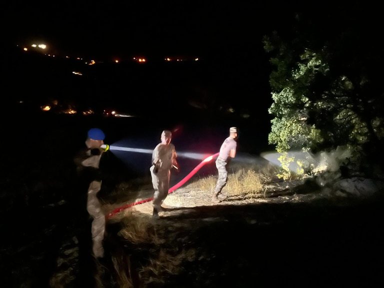 Tunceli’deki yangından 150 dönümlük alan etkilendi