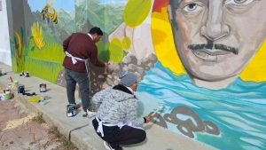 Pülümür ilçesinde “Uluslararası Duvar Boyama Günleri” düzenlendi