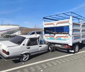 Elazığ’da meydana gelen trafik kazasında 2 kişi yaralandı